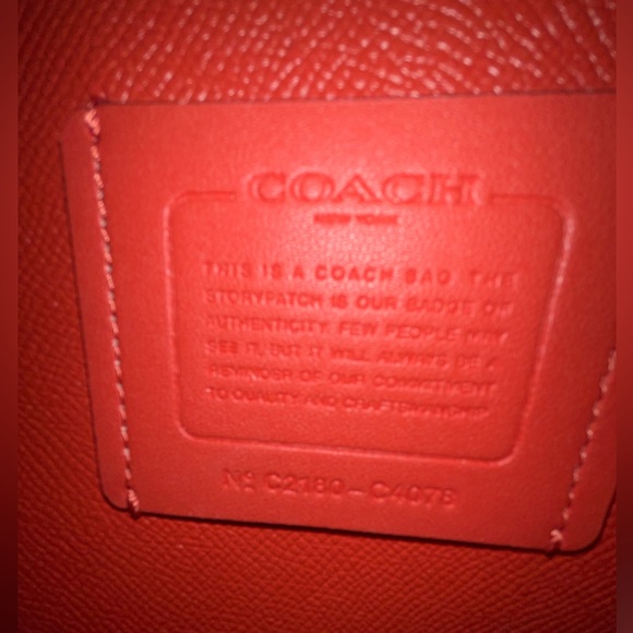 Coach Pink Leather Tote Bag - Picture 5 of 5